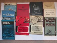 Vintage motorcycle manuals for sale  SHREWSBURY