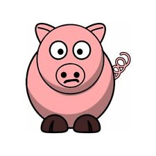 Autocollant cochon sticker d'occasion  France