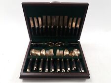 Cutlery canteen gold for sale  RUGBY