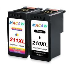 2-PK PG 210XL CL 211XL Ink For Canon PIXMA MP480 MP490 MP495 MP499 MX410 MX420, used for sale  Shipping to South Africa