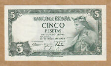ESPAÑA - RARO Billete Antiguo de 5 Pesetas - REY ALFONSO X - 1954 - A/SIN CIRCULAR - ¡MIRA! segunda mano  Embacar hacia Argentina