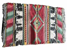 Native American Indian Throw Tapestry Canoe, used for sale  Shipping to South Africa