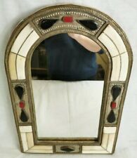Miroir ancien laiton d'occasion  Tourlaville