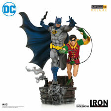 Usado, Estátua Iron Studios DC Batman e Robin Deluxe escala de arte por Ivan Reis Series #5 comprar usado  Brasil 