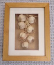 Framed garlic wall for sale  San Diego