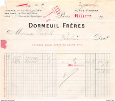 1922 facture dormeuil d'occasion  France