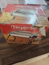 Imperia Italian Pasta Machine Double Cutter Boxed + Instructions Used, used for sale  Shipping to South Africa