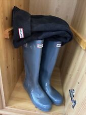 Hunter wellies grey for sale  NORTH SHIELDS