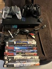 Sony PlayStation 2 PS2 Fat Console Bundle SCPH-30001 w/ Memory Card & 8 Games, used for sale  Shipping to South Africa