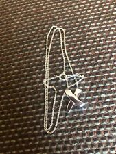 Tiffany & Co Sterling Silver Picasso Paloma GRAFFITI X Pendant Kiss Necklace for sale  Cathedral City