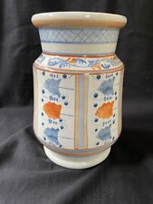 Antique Italy petucco tolio apothecary's albarello Ceramic Vase Jar, used for sale  Shipping to South Africa