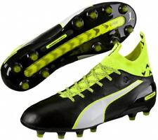 Botines de fútbol Puma Evo Touch 1 FG 103672-01 negros voltios zapatos para hombre 10 segunda mano  Embacar hacia Argentina