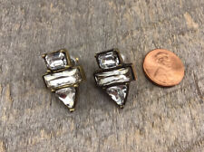 Used, Retired SILPADA KR Collection Geometric, Post Earrings, Brass, Statement for sale  Shipping to Canada