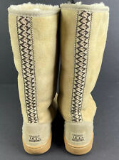 Ugg Original Tall Boots 6 Tasman Braid Sand Tan Wool Sheepskin Shearling Vintage segunda mano  Embacar hacia Mexico
