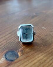 Vintage Seiko Ring Watch Acero Plata 11-4310 AWGP 17 Joya - Anillo Reloj Acero segunda mano  Embacar hacia Argentina