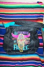 $120~GYPSY SOULE Longhorn Steer Western Cowgirl SEJA SELVAGEM E GRÁTIS Bolsa Tote comprar usado  Enviando para Brazil