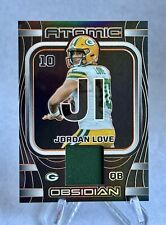 2023 Obsidian Jordan Love Atomic ELECTRIC ETCH LARANJA PATCH RELIC /49 Packers comprar usado  Enviando para Brazil