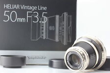Raro! Limitado de 50 [não usado na caixa] Voigtlander HELIAR 50mm f/3.5 VM do Japão, usado comprar usado  Enviando para Brazil