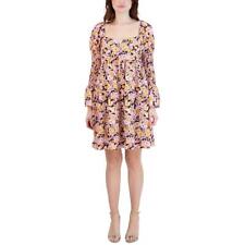 Mini vestido de festa e coquetel feminino BCBGMAXAZRIA estampa floral rosa 8 BHFO 2705 comprar usado  Enviando para Brazil