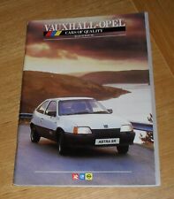 Vauxhall brochure 1986 for sale  FAREHAM