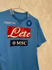 NAPOLI 2013 2014 HOME FOOTBALL SHIRT SOCCER JERSEY MACRON Size M ITALY for sale  Shipping to South Africa