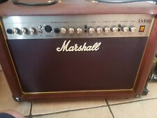 Marshall AS50D 50W Acoustic Guitar Amplifier + red leather cover for sale  MAIDSTONE
