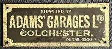 Adams garages colchester for sale  UK