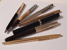 Usado, Lote antiguo x7 pluma estilográfica, lápiz mecánico y bolígrafos parker, ¡sheaffer tal cual! segunda mano  Argentina 