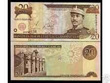 República Dominicana 20 PESOS P-169 2001 Flor UNC Moneda Mundial BILLETE DE BANCO segunda mano  Embacar hacia Argentina