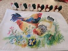 Rooster placemats matching for sale  Perry