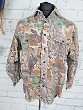 Gander Mountain Advantage hunting camouflage Heavy brushed cotton shirt M/L for sale  Shipping to South Africa