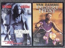 DVD Jean Claude Van Damme recurso duplo Desert Heat 1999/Maximum Risk 1996 comprar usado  Enviando para Brazil
