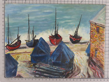 Piccolo dipinto marina usato  Torino