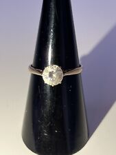 9ct Gold Ring With Beautiful Clear Stone Size M - 1.7g - Beautiful Ring for sale  Shipping to South Africa