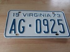 1973 virginia plates for sale  Runge