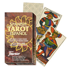 Mazo de cartas del tarot español español adivinación esotérica contar Fournier F21814 segunda mano  Embacar hacia Argentina