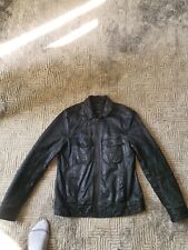 Allsaints black leather for sale  ABERDEEN