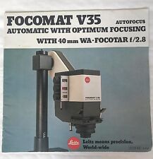 Leitz focomat v35 for sale  ROMFORD