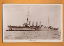 Envío Naval - H.M.S Sydney, crucero ligero.    W.E. Postal de Mack., usado segunda mano  Embacar hacia Argentina