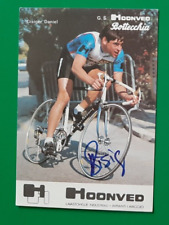 CYCLING cycling card GISIGER DANIEL team HOONVED BOTTECCHIA 1982 Signed for sale  Shipping to South Africa