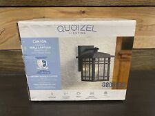 Linterna de pared exterior Quoizel Lighting Canyon acabado negro - caja abierta - nueva segunda mano  Embacar hacia Argentina