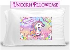 Unicorn pillowcase personalize d'occasion  Expédié en Belgium