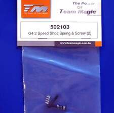 Team Magic G4 2 Speed Shoe Spring & Screw (2) 502103 modellismo, usato usato  Bologna