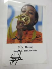 Autographe sifan hassan d'occasion  Gouvieux