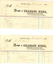 Documents 1867 invoices d'occasion  Expédié en Belgium
