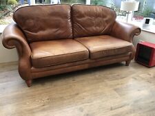 Seater leather sofa for sale  FAREHAM