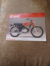 Kawasaki kc100c genuine for sale  WELLS