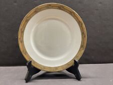 PT Bavaria tirschenreuth Salad plate 7-7/8” Gold Rim leaves Gustav Koring, used for sale  Shipping to South Africa