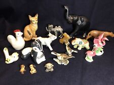 Lote de estatuetas de animais revendedores Enesco Hagen Renaker corujas gato gambá porcelana MAIS comprar usado  Enviando para Brazil