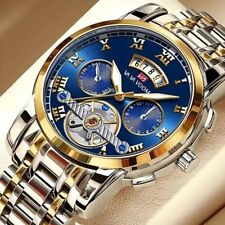 Relógio de luxo masculino Relogio Masculino marca superior aço inoxidável luminescência comprar usado  Enviando para Brazil